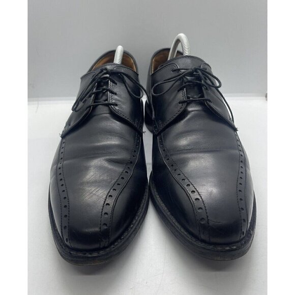 Allen Edmonds Men\'s Wendell Black Leather Bicycle Toe Shoes Oxfords Size 10D main image 7